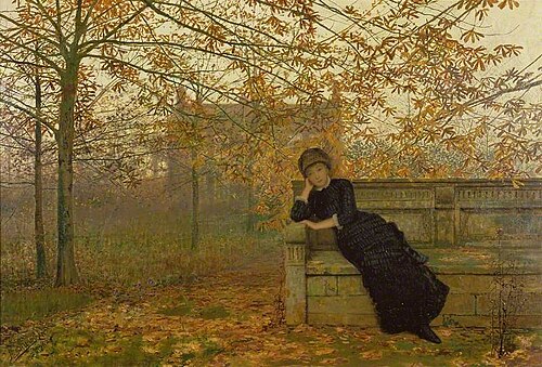 Autumn Regrets, 1882, John Atkinson Grimshaw