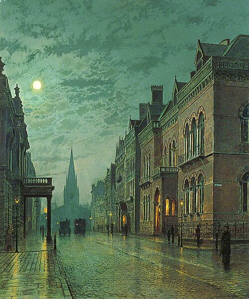 Park Row, Leeds, 1882, John Atkinson Grimshaw