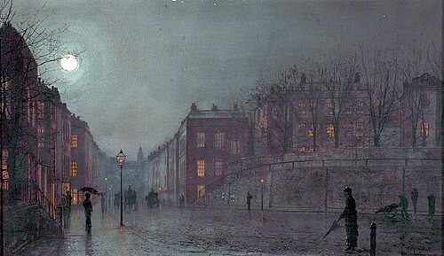 A View of Hampstead, London, 1882, John Atkinson Grimshaw