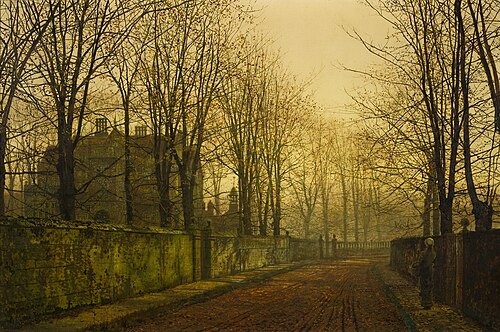 In the Golden Mists of Autumn, 1884, John Atkinson Grimshaw