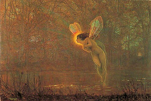 Iris, 1886, John Atkinson Grimshaw