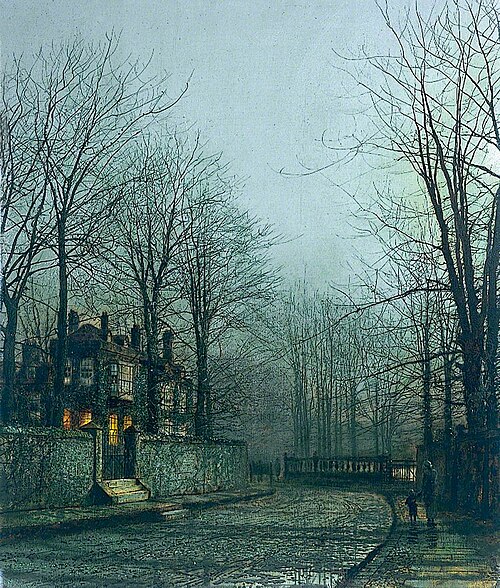 Silver Moonlight, 1886, John Atkinson Grimshaw