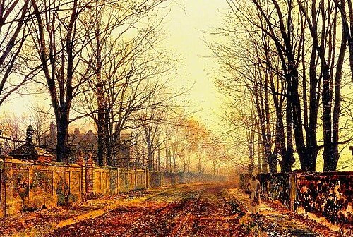 Under the Beeches, 1892, John Atkinson Grimshaw