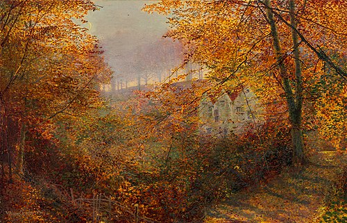 A House in a Clearing, 1870, John Atkinson Grimshaw