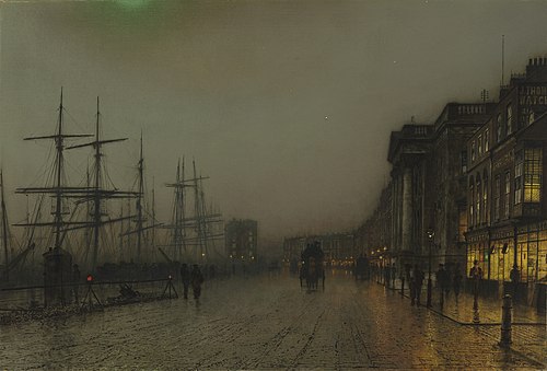 Canny Glasgow, 1887, John Atkinson Grimshaw