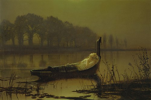 The Lady of Shalott, 1875, John Atkinson Grimshaw