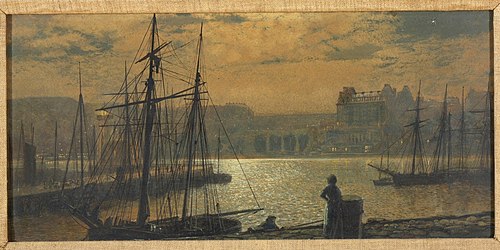 View of Scarborough, 1876, John Atkinson Grimshaw