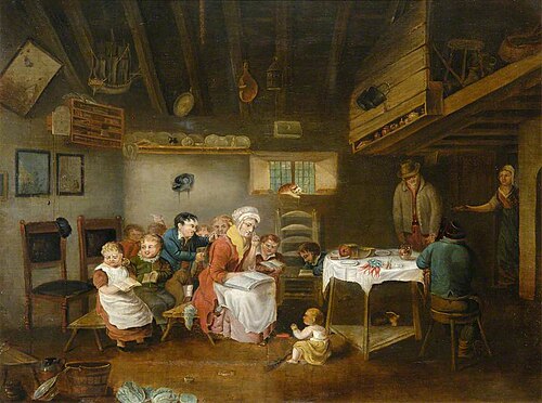 The Reading Lesson, , John Burnet