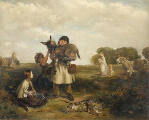 The Pet of the Common, 1853, John Callcott Horsley