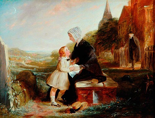 His Father's Grave, , John Callcott Horsley