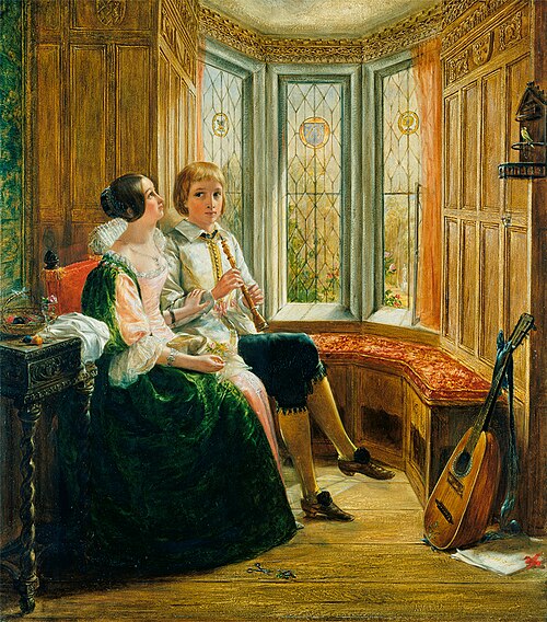 The Rival Performers, 1839, John Callcott Horsley