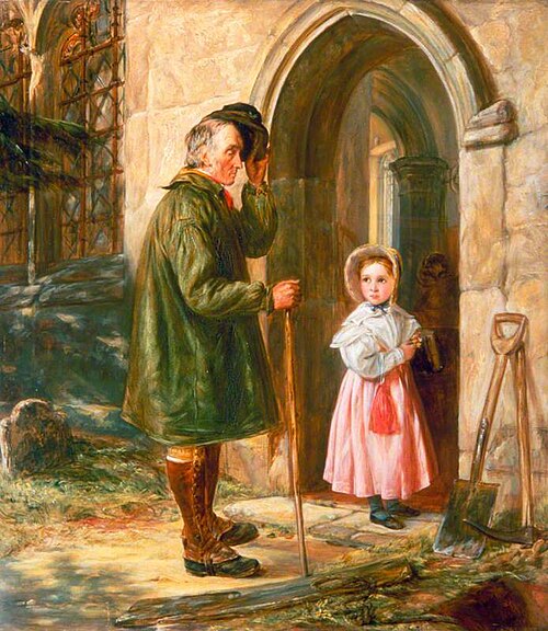The Contrast: Youth and Age, 1839, John Callcott Horsley