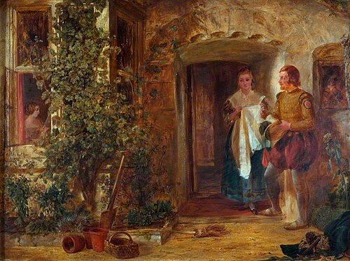 Waiting for an Answer, 1841, John Callcott Horsley