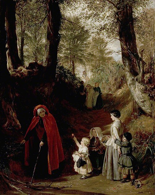 Youth and Age, 1857, John Callcott Horsley