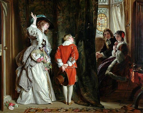 Pay for Peeping, 1872, John Callcott Horsley