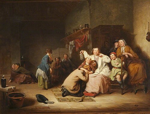 Forfeits, 1887, John Callcott Horsley
