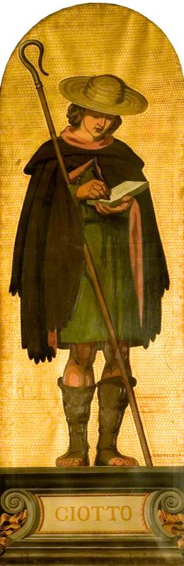 Giotto (c.1267–1337) (design for a mosaic in the Victoria and Albert Museum), 1872, John Callcott Horsley