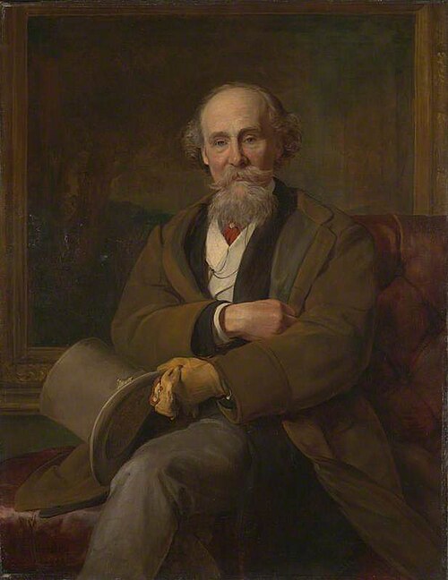Portrait of Martin Colnaghi, 1889, John Callcott Horsley