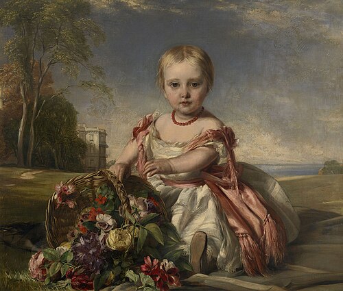 Princess Beatrice (1857-1944), 1858, John Callcott Horsley