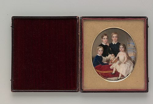 The Thompson Children, 1846, John Carlin