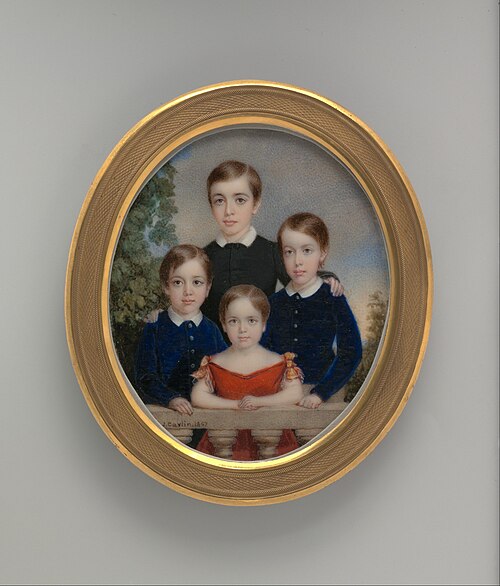 The Allen Children, 1847, John Carlin