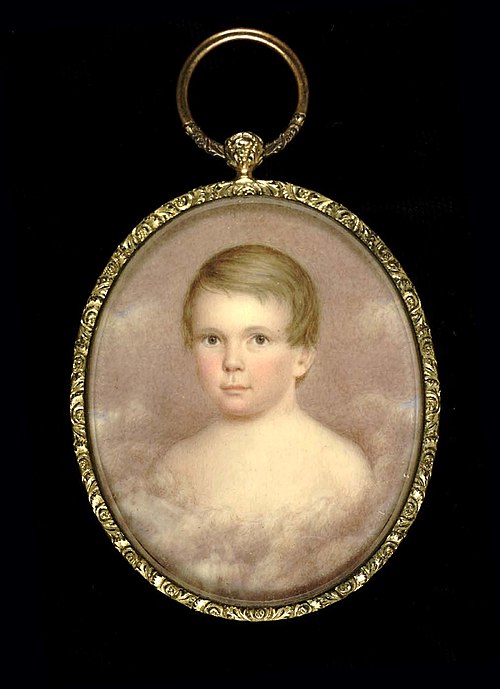 Singleton van Buren as a Child, 1844, John Carlin