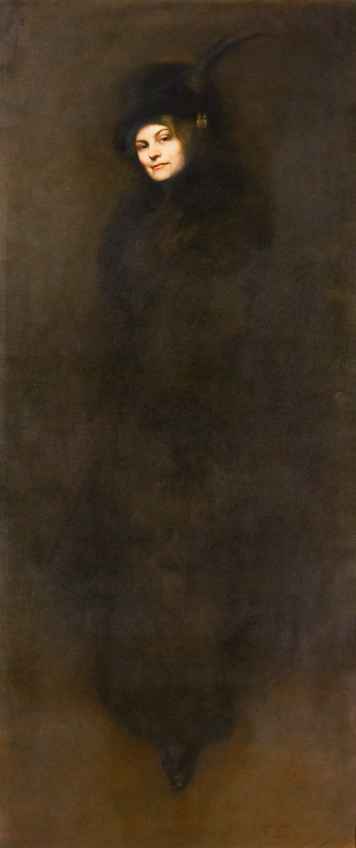 Portrait de Maria Sampere, épouse du peintre, 1911, Francesc Pausas Coll