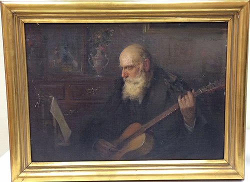 Músic tocant la guitarra, , Modest Teixidor Torres