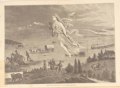 American Progress, 1872, John Gast