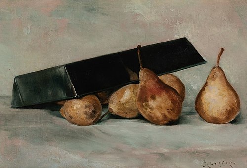 Still Life with Pears and Pan, , John Haberle