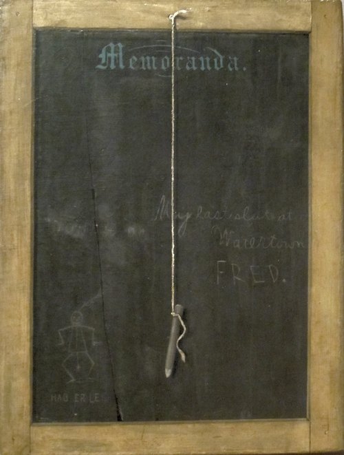 The Slate: Memoranda, 1895, John Haberle