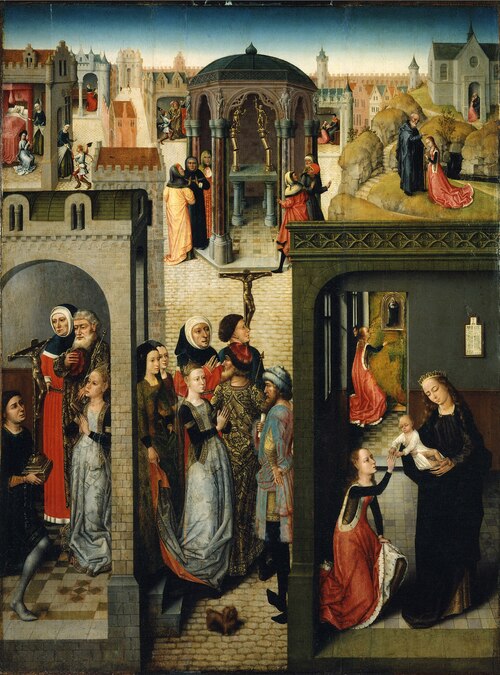 Scènes de la légende de Sainte-Catherine, 1487, Maître de la Légende de sainte Catherine