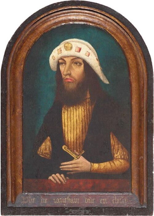 Portrait de Philippe de Clèves, , Maître de la Légende de sainte Catherine