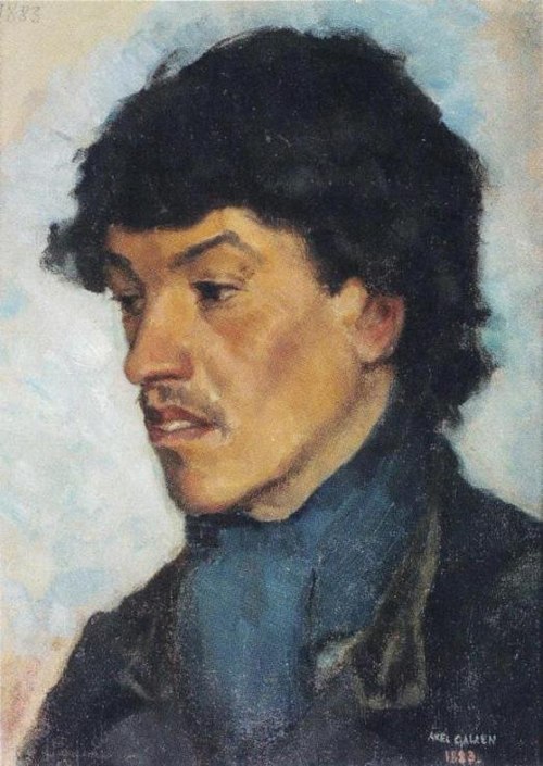 Romani man, 1883, Akseli Gallen-Kallela