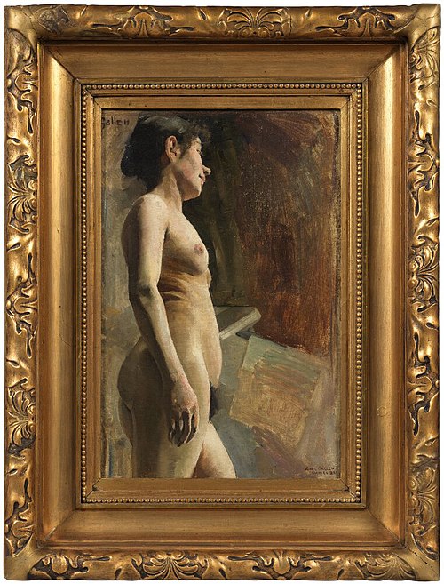 Nude Study, 1885, Akseli Gallen-Kallela