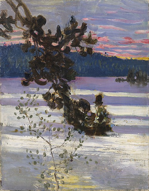 A lake view, 1905, Akseli Gallen-Kallela