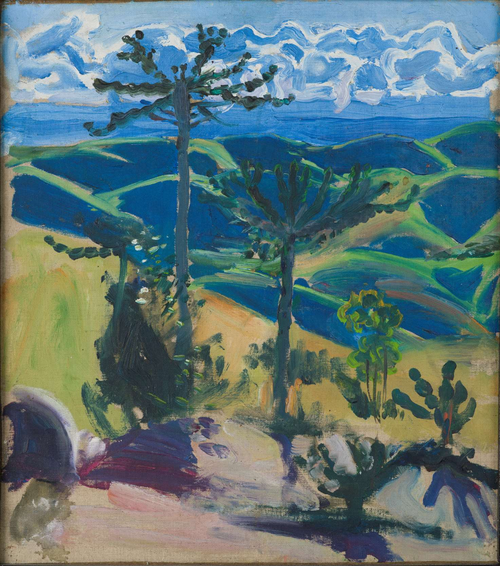 Euphorbia Trees, 1909, Akseli Gallen-Kallela