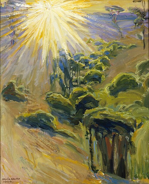 Tropical Sun, 1909, Akseli Gallen-Kallela