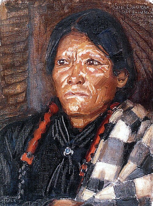 The Indian Siu Ohutaa, 1925, Akseli Gallen-Kallela