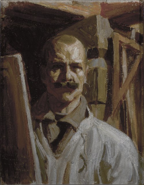 Self-Portrait for the Uffizi Gallery, 1916, Akseli Gallen-Kallela