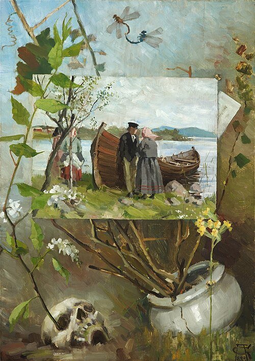 Life and Death, 1884, Akseli Gallen-Kallela