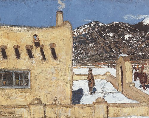 Our Home in Taos, 1925, Akseli Gallen-Kallela