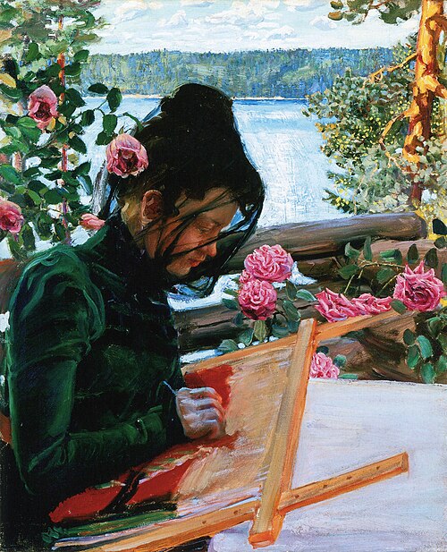 Mary tissant à Kelala, 1897, Akseli Gallen-Kallela