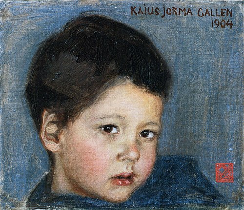 Portrait de Kaius Jorma Gallén, 1904, Akseli Gallen-Kallela