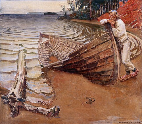 The Lamenting Boat (1924), 1924, Akseli Gallen-Kallela