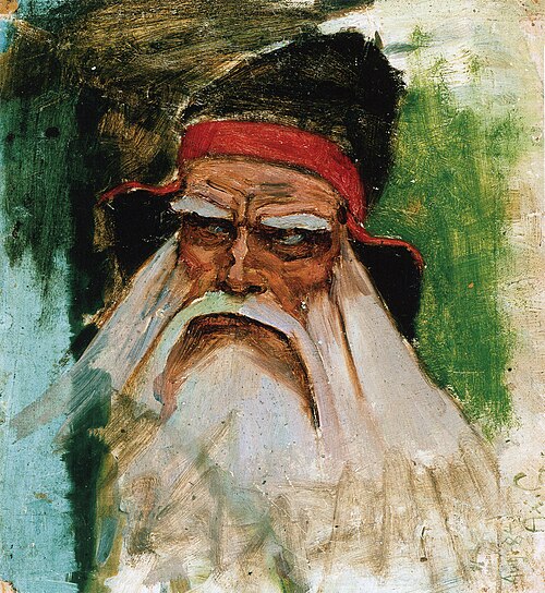 Head of Väinämöinen, 1895, Akseli Gallen-Kallela