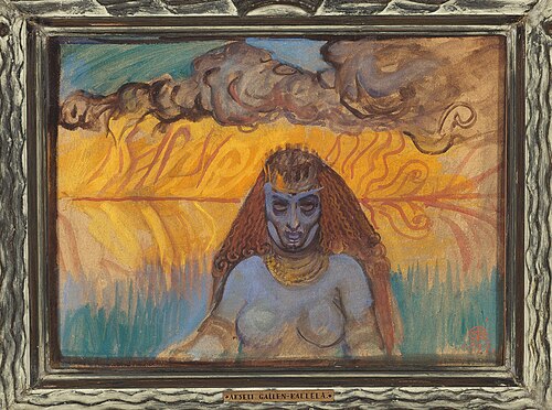 Babylonian Woman, 1899, Akseli Gallen-Kallela