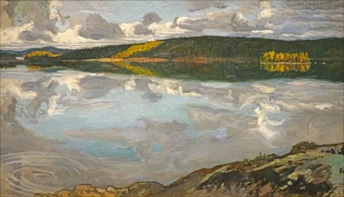 Le Lac Ruovesi (Fleuve), 1896, Akseli Gallen-Kallela