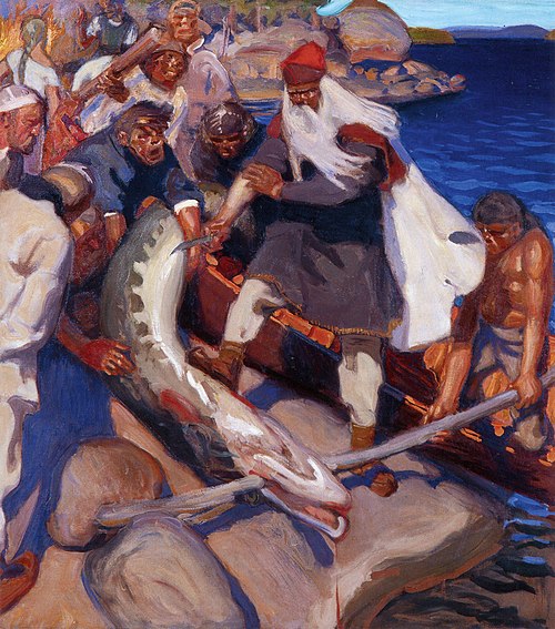 The Great Pike, 1909, Akseli Gallen-Kallela