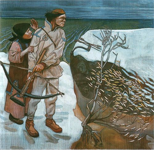 La Vengeance de Joukahainen, 1897, Akseli Gallen-Kallela